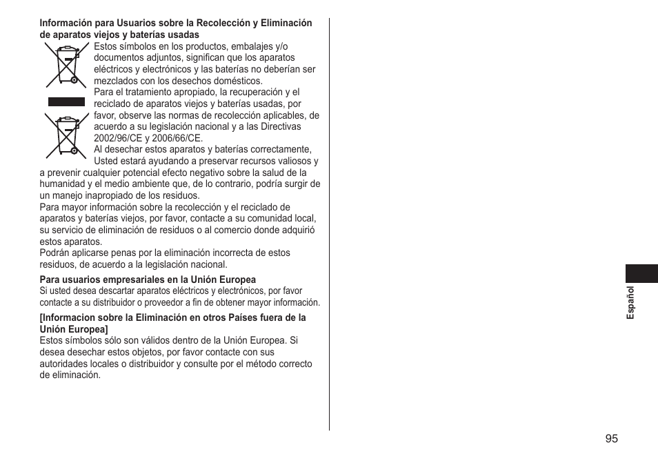 Panasonic ERGS60 User Manual | Page 95 / 256