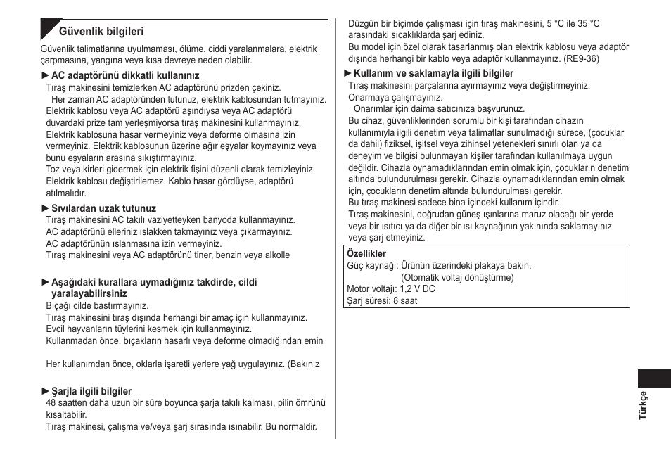 Panasonic ERCA70 User Manual | Page 99 / 108