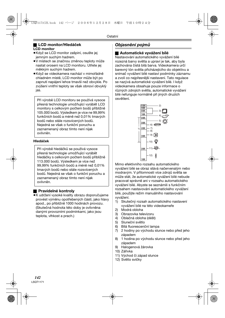 Objasnění pojmů | Panasonic NVGS60EP User Manual | Page 142 / 192