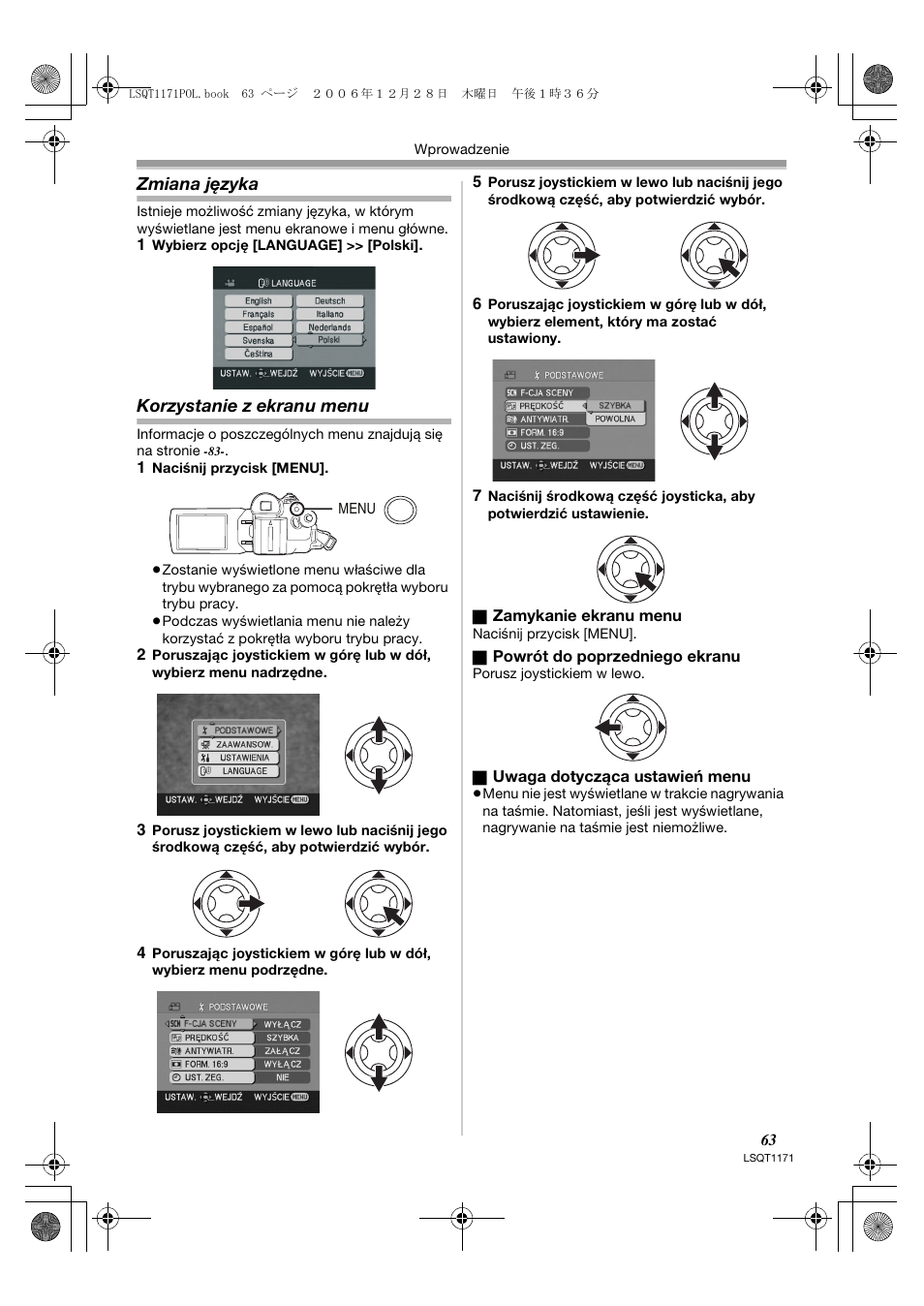 Panasonic NVGS60EP User Manual | Page 63 / 192