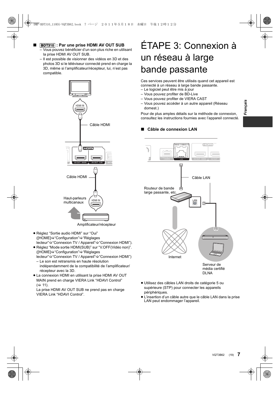 Panasonic DMPBDT210 User Manual | Page 19 / 136