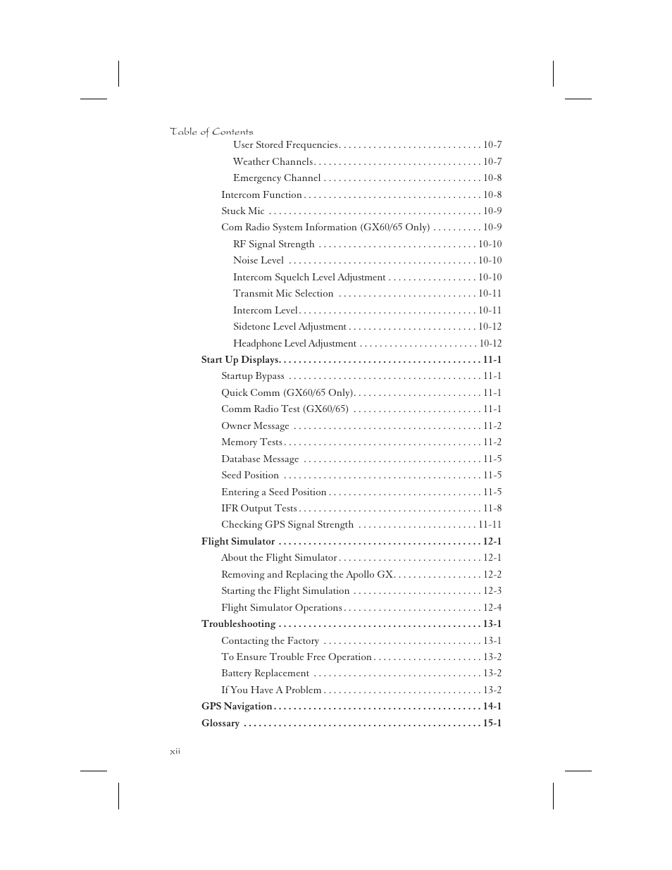 Apollo 65 User Manual | Page 14 / 324