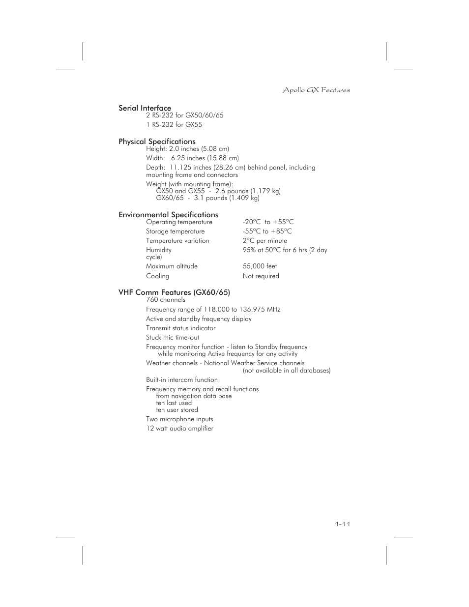 Apollo 65 User Manual | Page 25 / 324