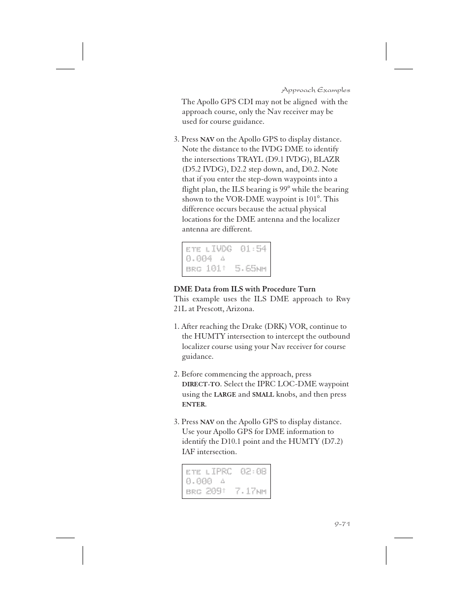 Apollo 65 User Manual | Page 261 / 324