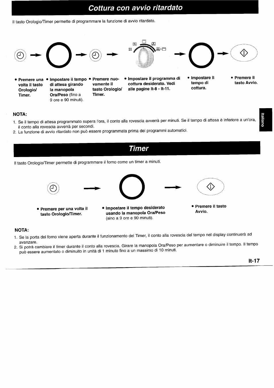 Cottura con avvio ritardato | Panasonic NNL750WB User Manual | Page 79 / 164