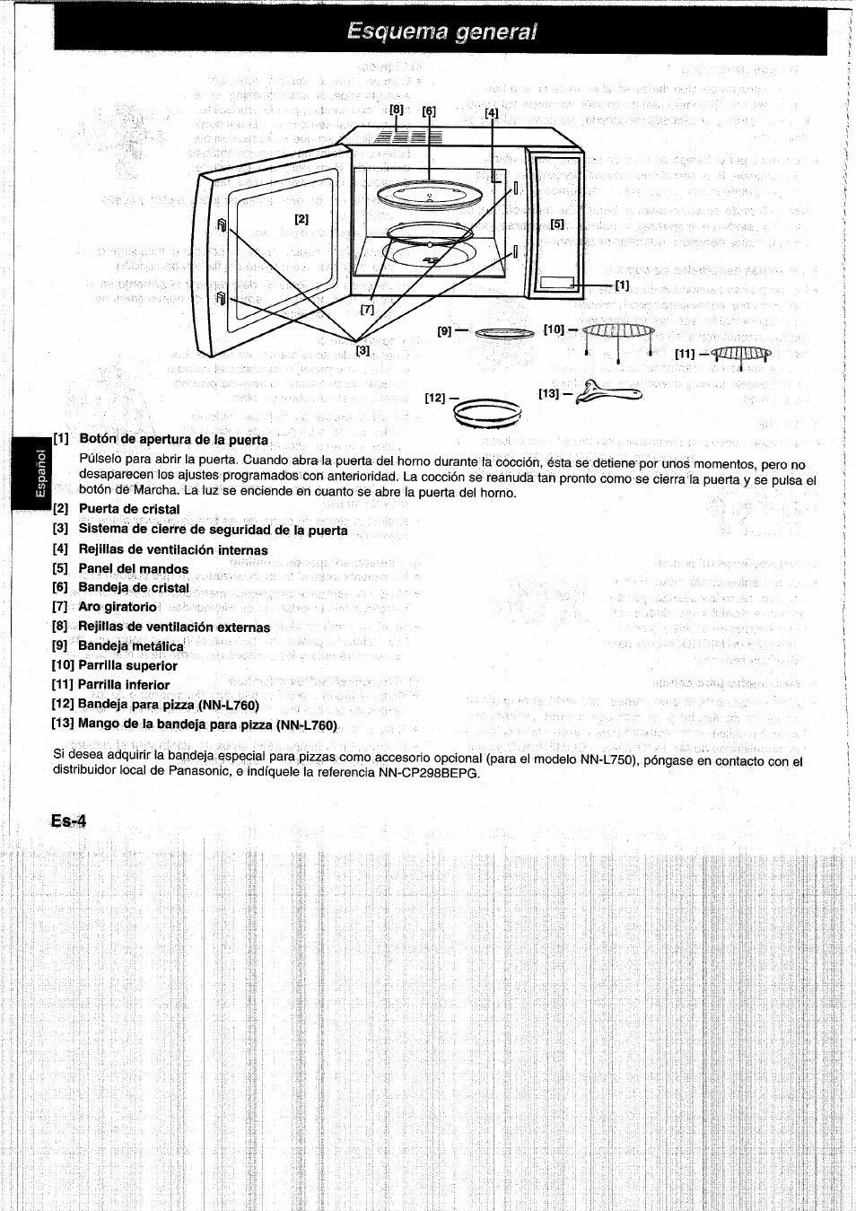 Es-4 | Panasonic NNL750WB User Manual | Page 86 / 164
