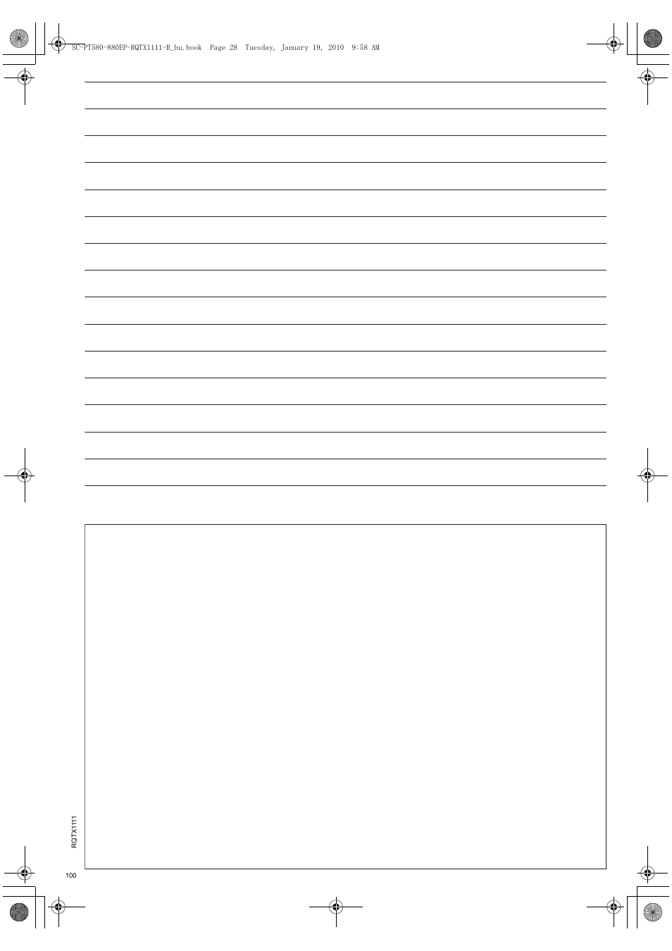 Panasonic SCPT880EP User Manual | Page 100 / 102