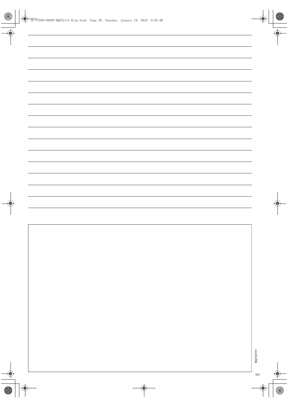 Panasonic SCPT880EP User Manual | Page 101 / 102