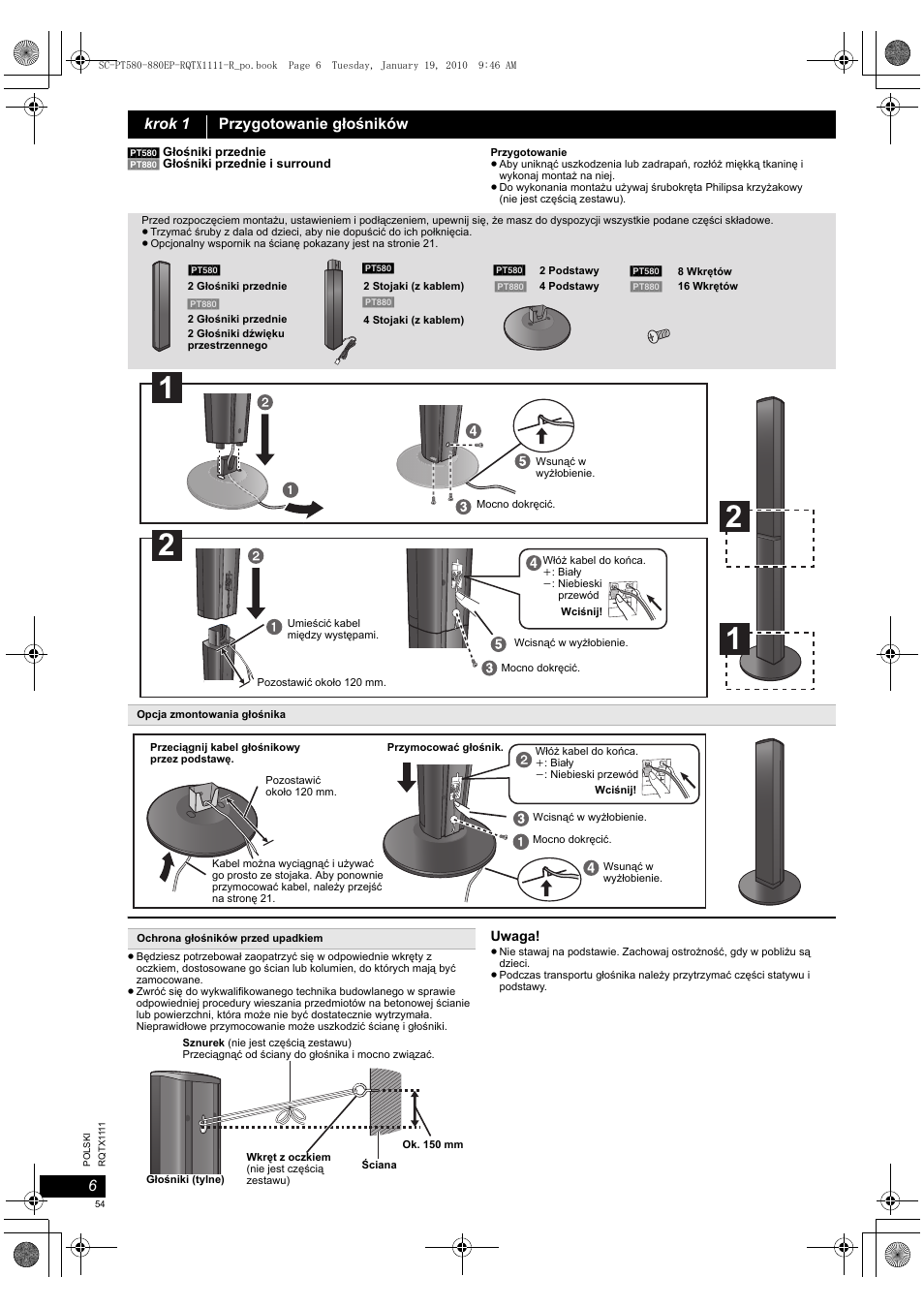 Panasonic SCPT880EP User Manual | Page 54 / 102
