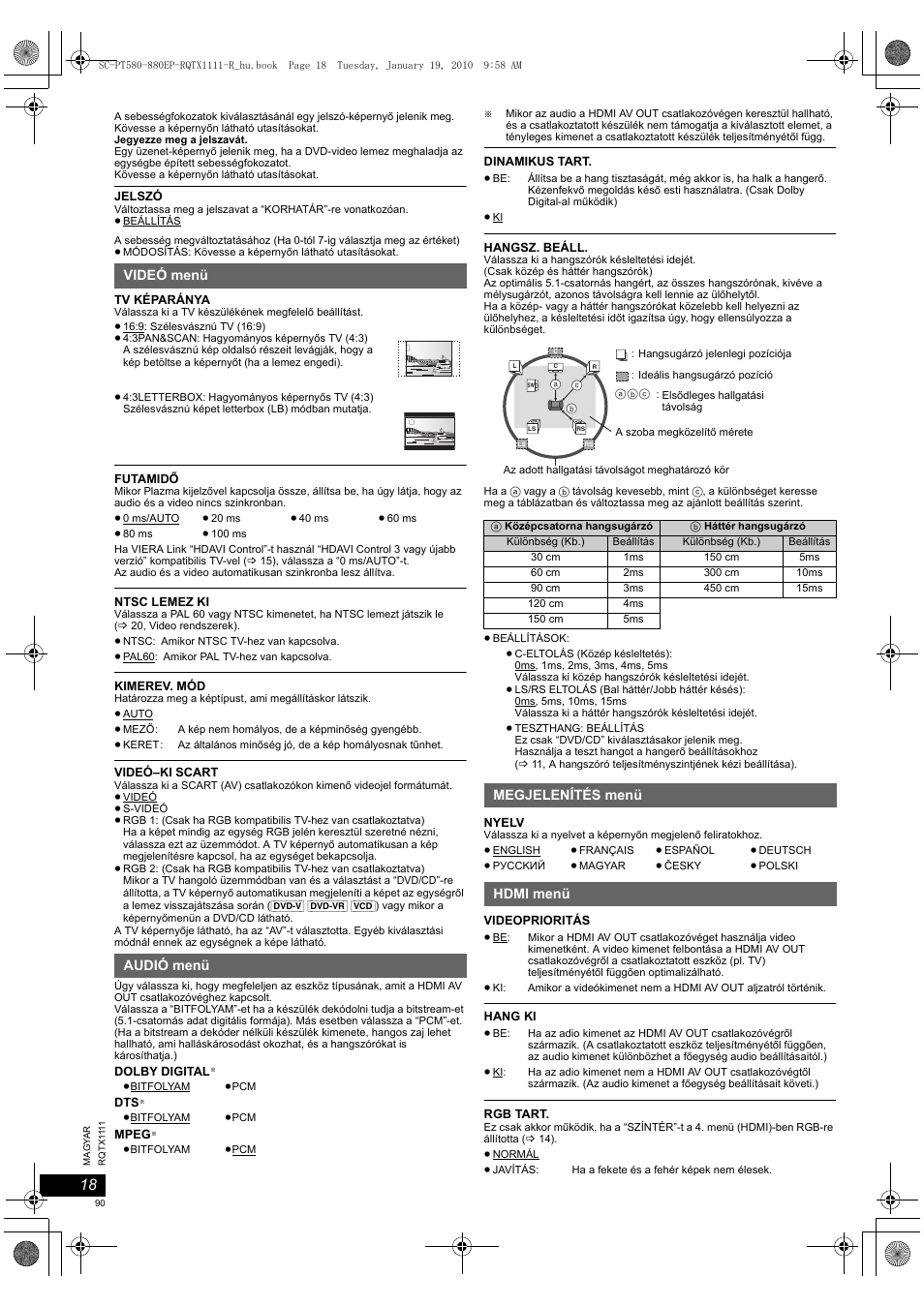 Panasonic SCPT880EP User Manual | Page 90 / 102