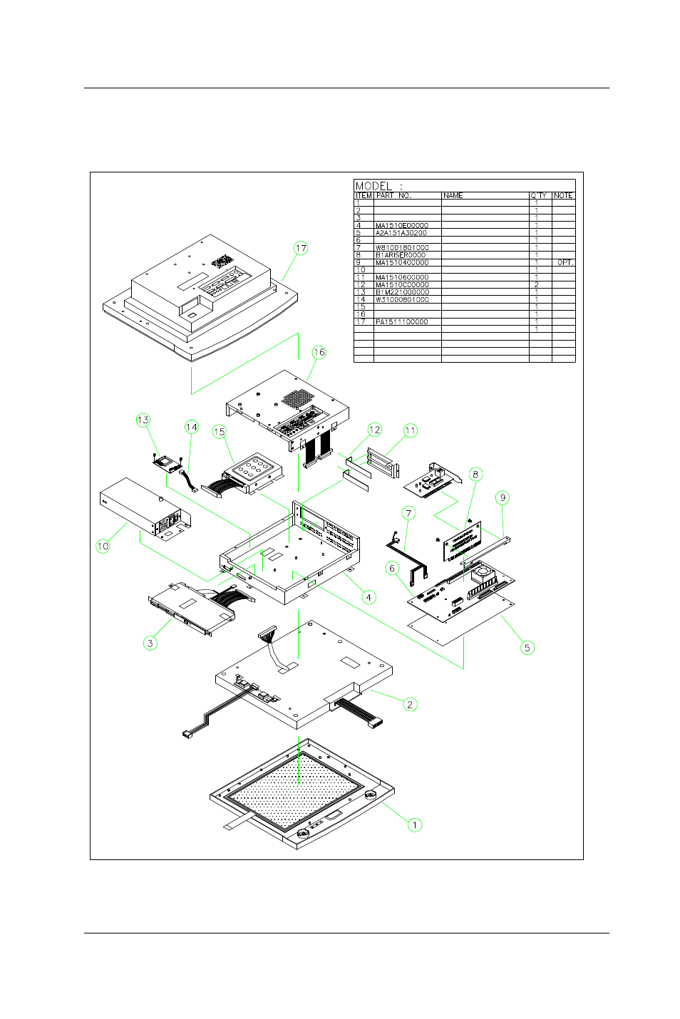 2: apollo 150, Igure, Exploded diagram | Apollo 150 User Manual | Page 64 / 188
