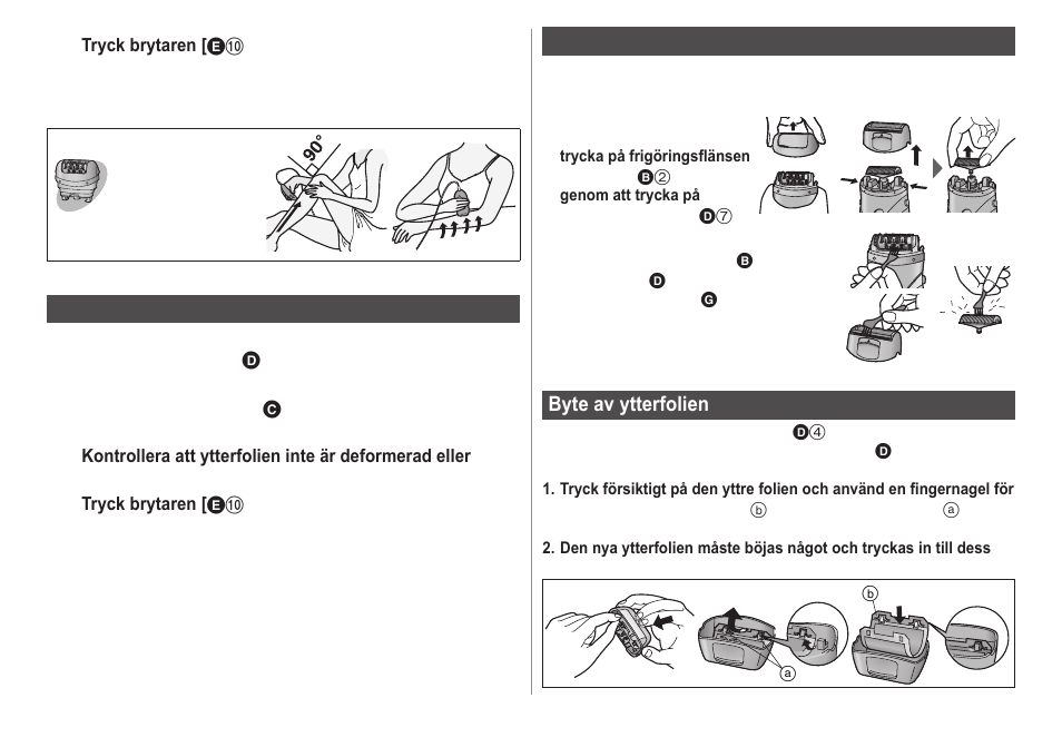 Panasonic ESWS20 User Manual | Page 48 / 90
