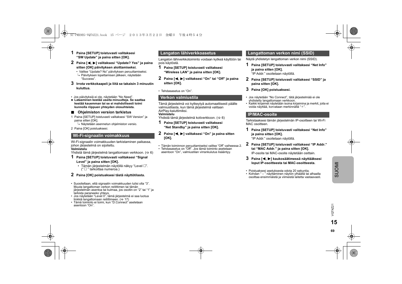 Panasonic SCPMX9EG User Manual | Page 69 / 76