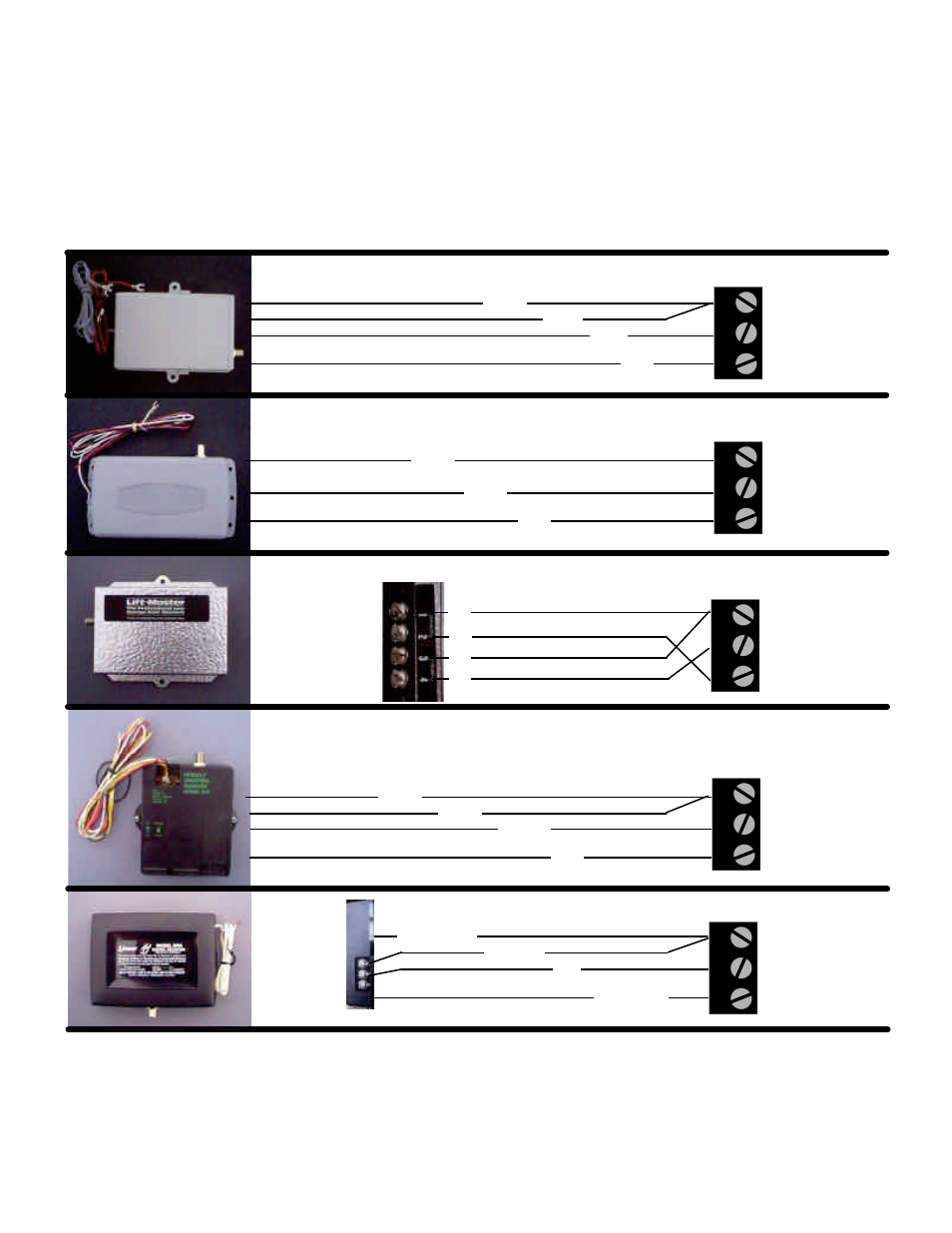 Apollo, Receiver options, Multi-code/digi-code allister lift-master | Heddolf linear | Apollo SWING GATE OPERATOR 1600 User Manual | Page 13 / 17