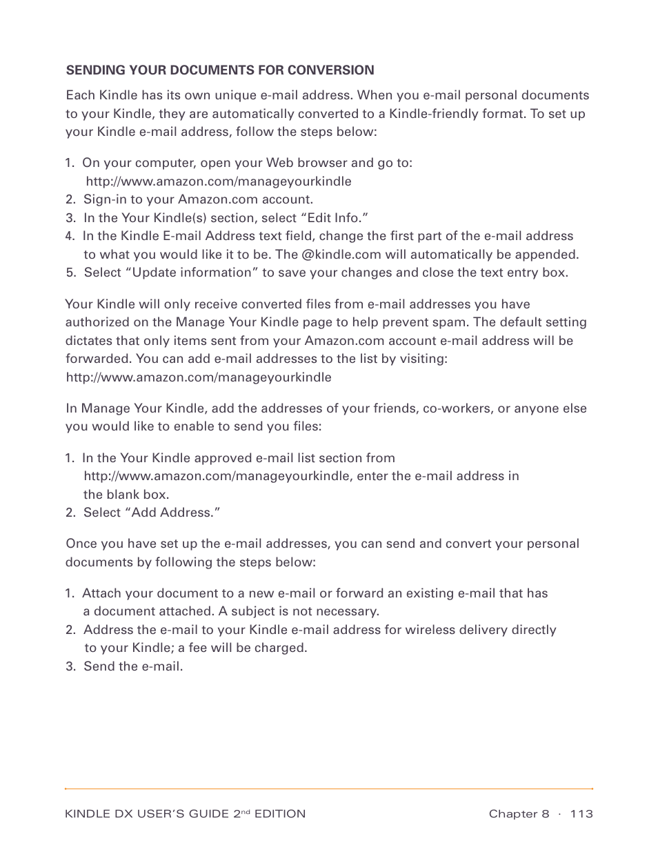 Amazon Technologies Kindle DX D00611 User Manual | Page 113 / 147