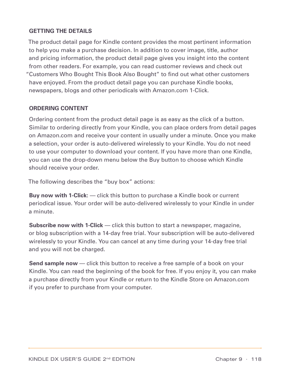 Amazon Technologies Kindle DX D00611 User Manual | Page 118 / 147