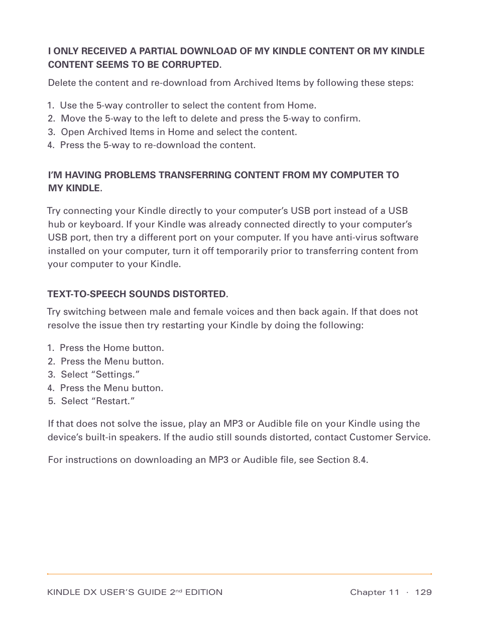Amazon Technologies Kindle DX D00611 User Manual | Page 129 / 147