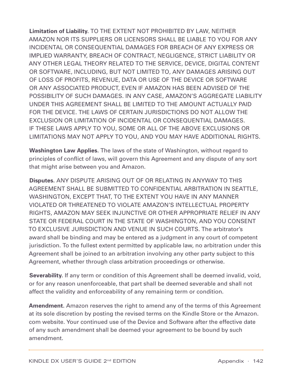Amazon Technologies Kindle DX D00611 User Manual | Page 142 / 147