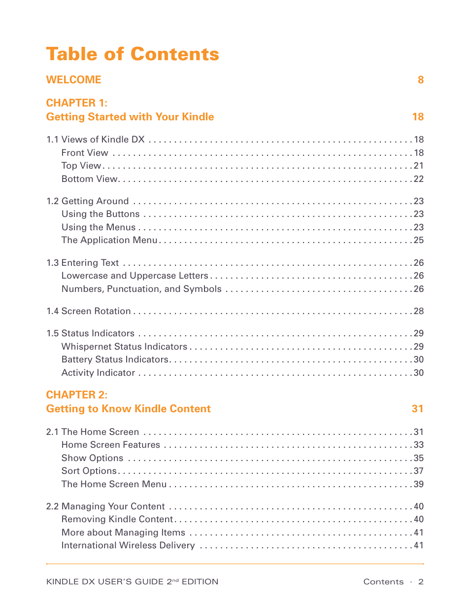 Amazon Technologies Kindle DX D00611 User Manual | Page 2 / 147