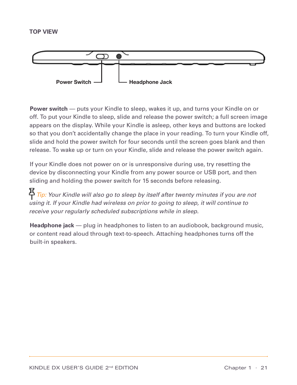Amazon Technologies Kindle DX D00611 User Manual | Page 21 / 147