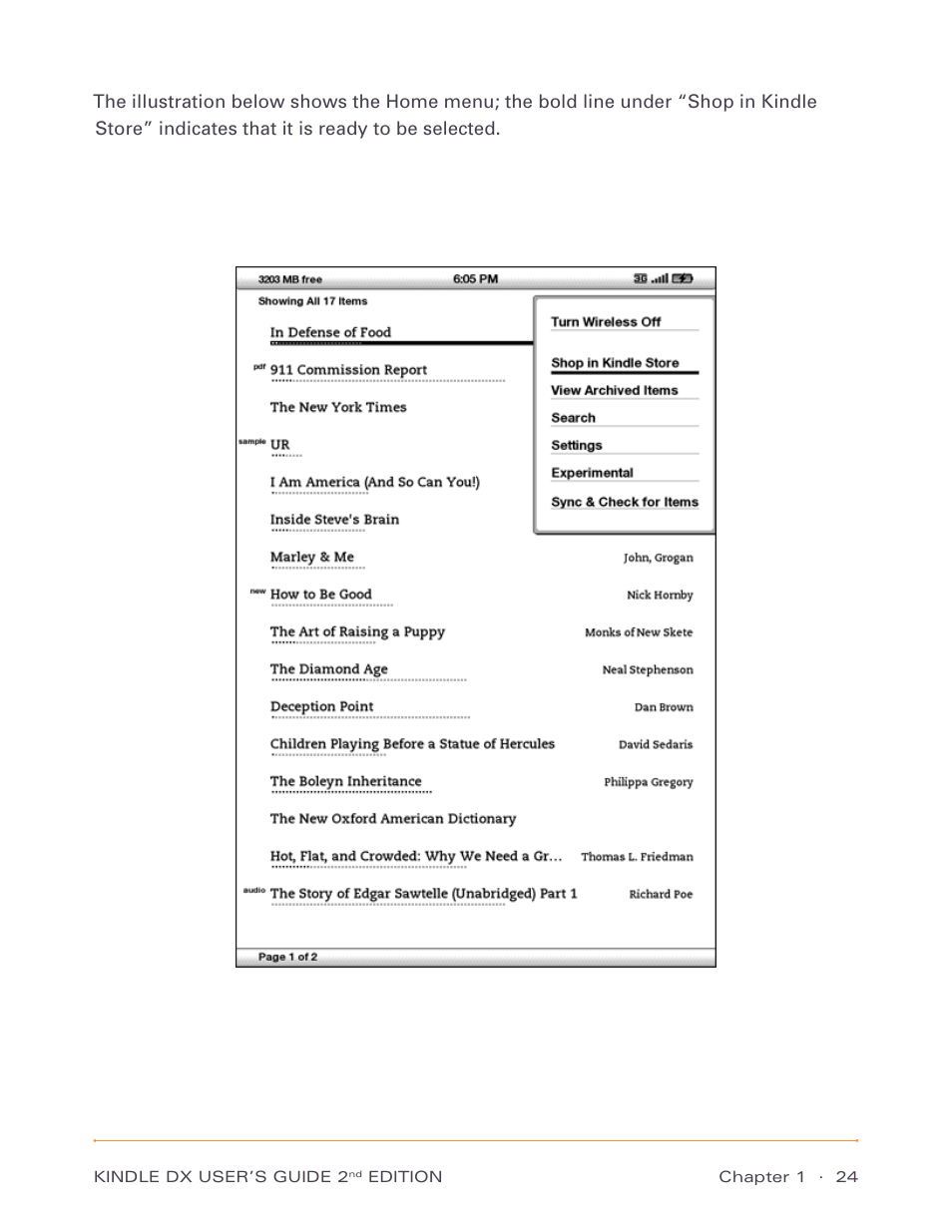 Amazon Technologies Kindle DX D00611 User Manual | Page 24 / 147