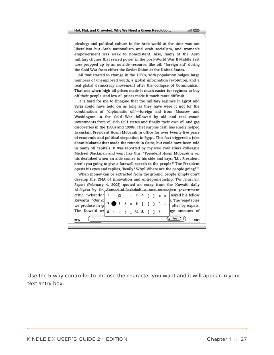 Amazon Technologies Kindle DX D00611 User Manual | Page 27 / 147