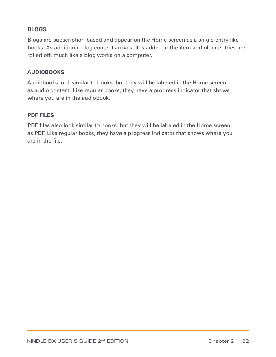 Amazon Technologies Kindle DX D00611 User Manual | Page 32 / 147