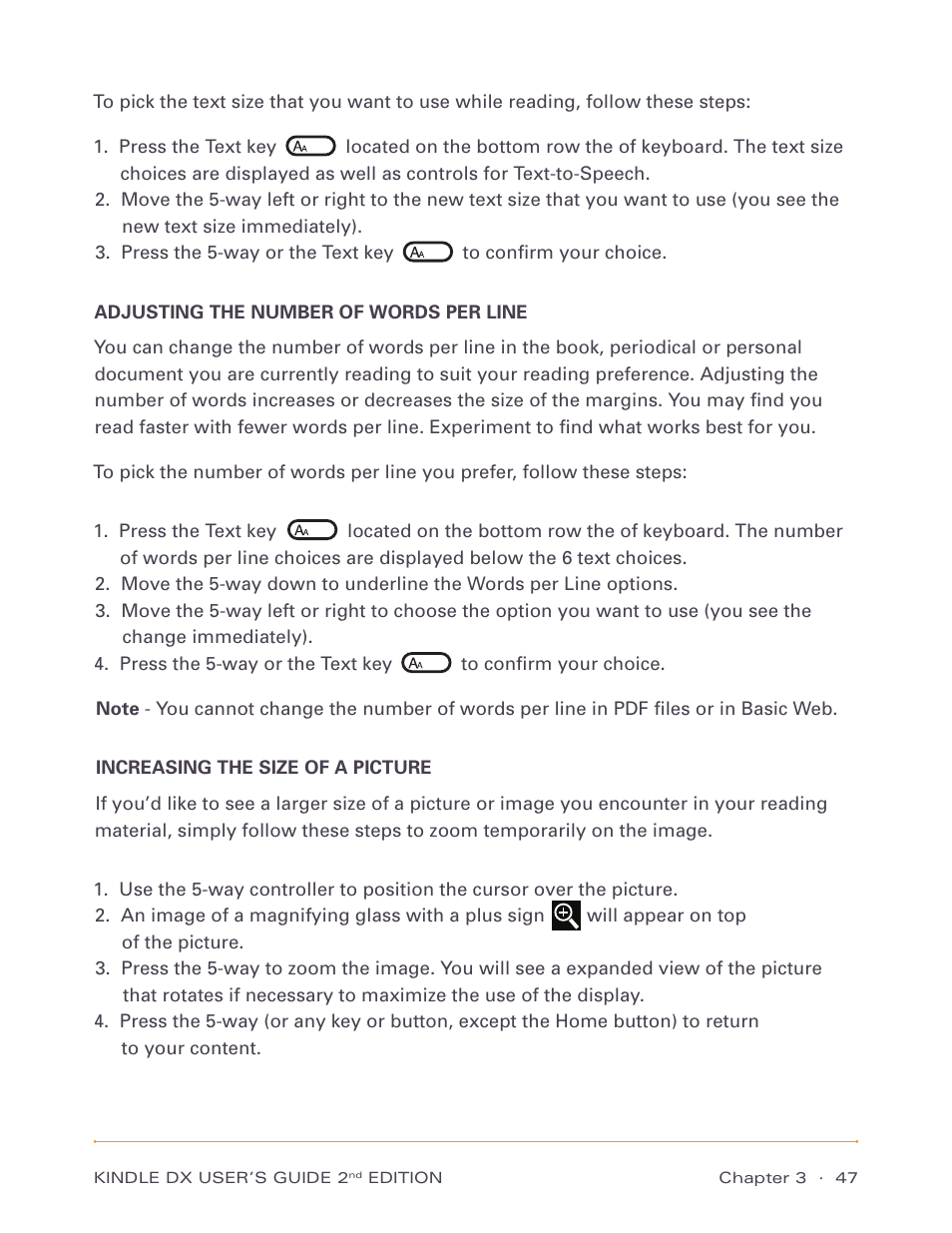 Amazon Technologies Kindle DX D00611 User Manual | Page 47 / 147