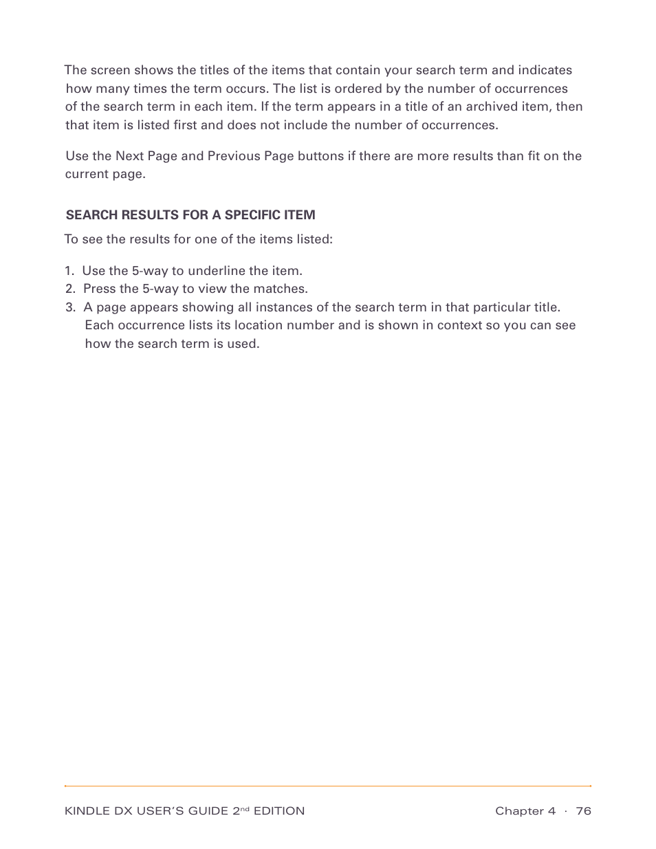 Amazon Technologies Kindle DX D00611 User Manual | Page 76 / 147