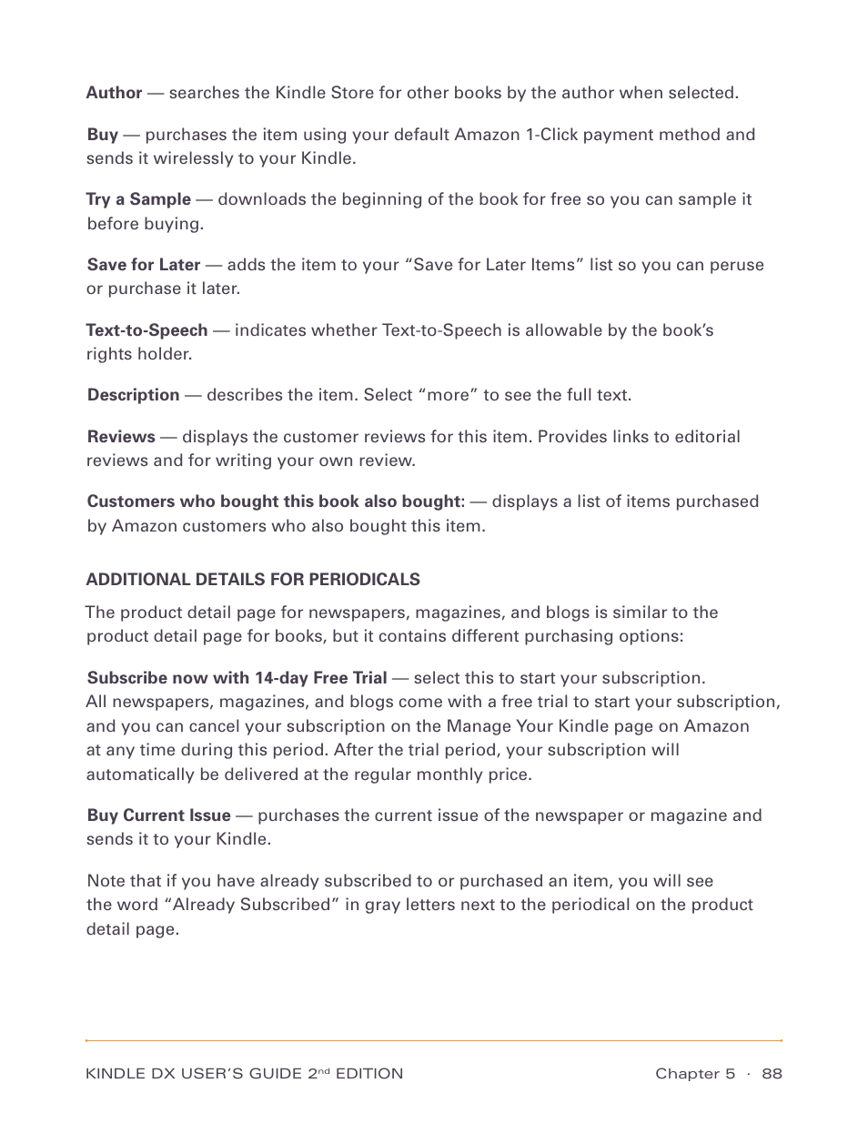 Amazon Technologies Kindle DX D00611 User Manual | Page 88 / 147