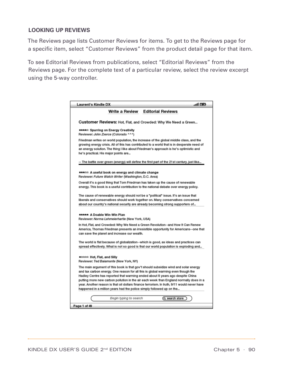 Amazon Technologies Kindle DX D00611 User Manual | Page 90 / 147