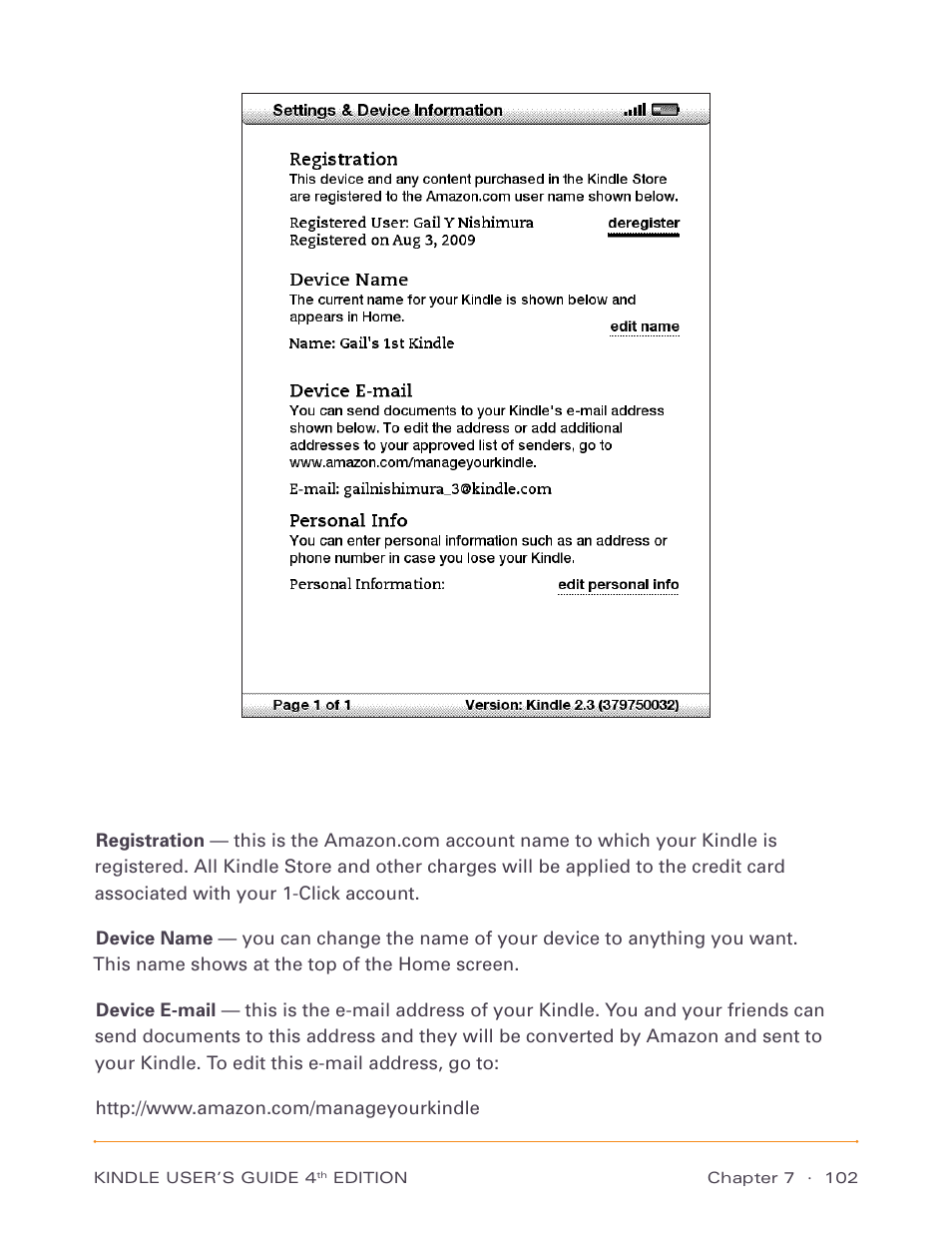 Amazon Technologies Kindle D00511 User Manual | Page 102 / 145