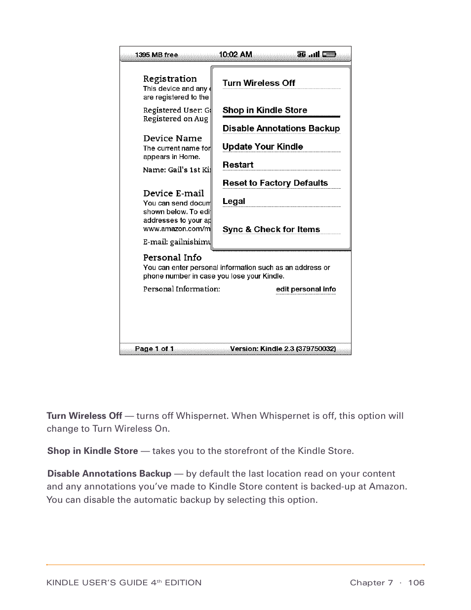 Amazon Technologies Kindle D00511 User Manual | Page 106 / 145
