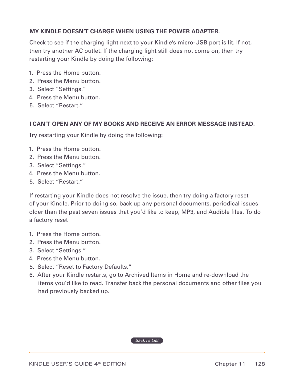 Amazon Technologies Kindle D00511 User Manual | Page 128 / 145