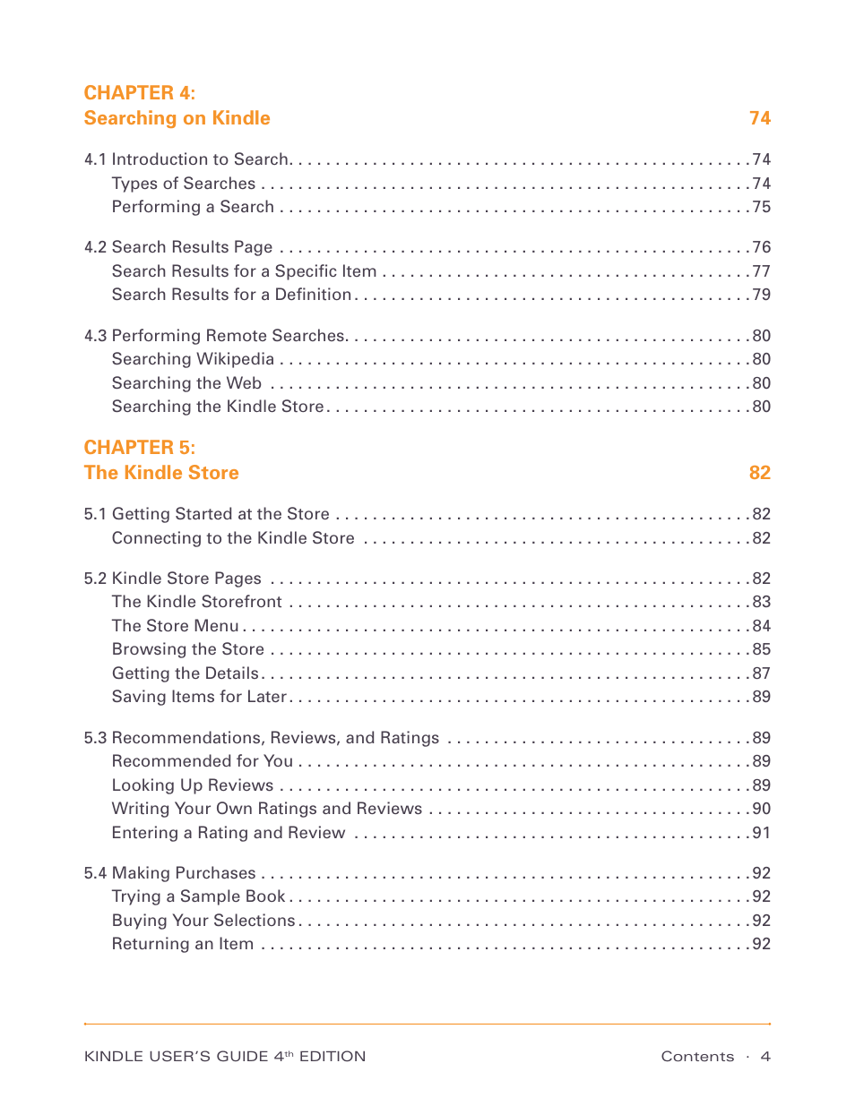 Amazon Technologies Kindle D00511 User Manual | Page 4 / 145