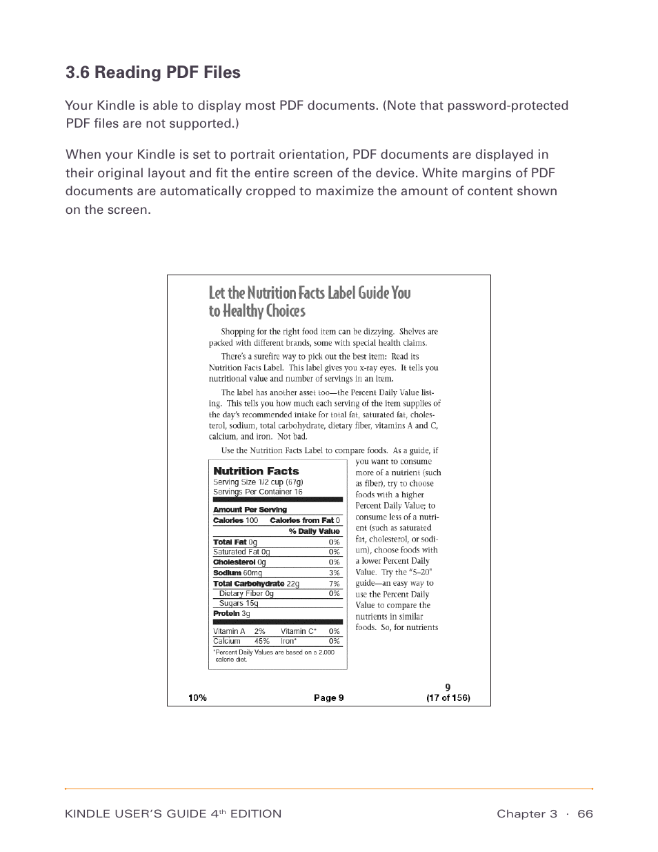 6 reading pdf files | Amazon Technologies Kindle D00511 User Manual | Page 66 / 145