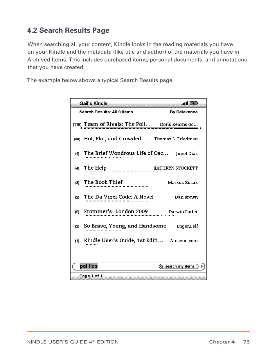 2 search results page | Amazon Technologies Kindle D00511 User Manual | Page 76 / 145