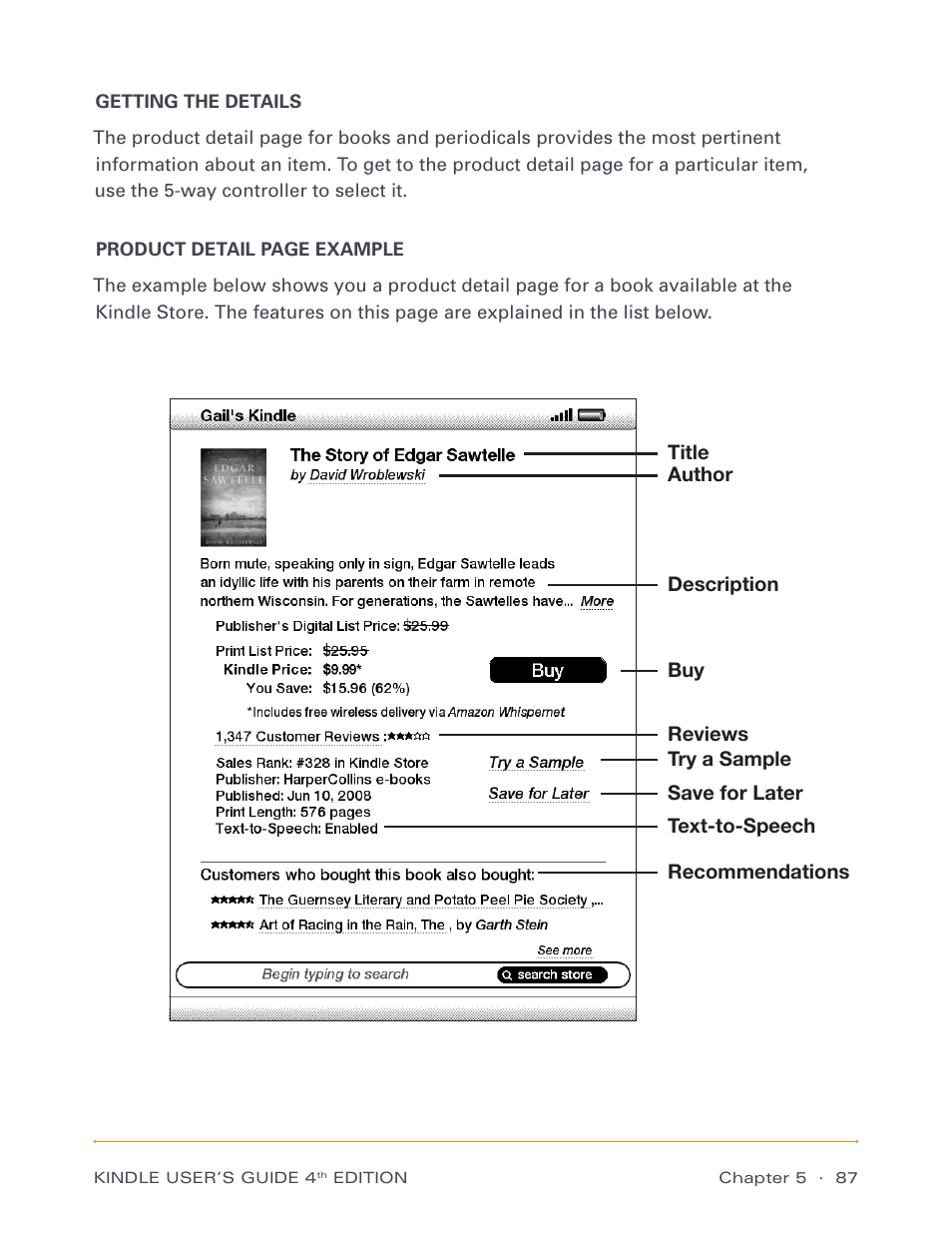 Getting the details | Amazon Technologies Kindle D00511 User Manual | Page 87 / 145