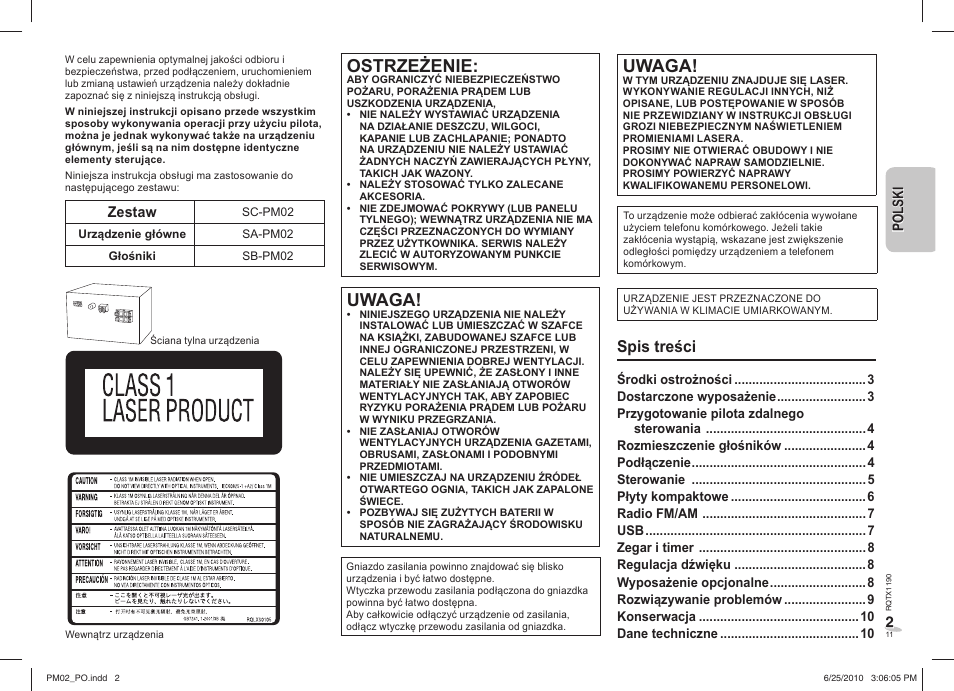 Panasonic SCPM02EP User Manual | Page 11 / 48