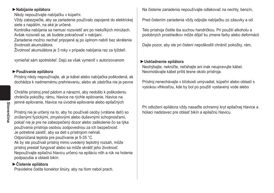 Panasonic ESWD70 User Manual | Page 106 / 138