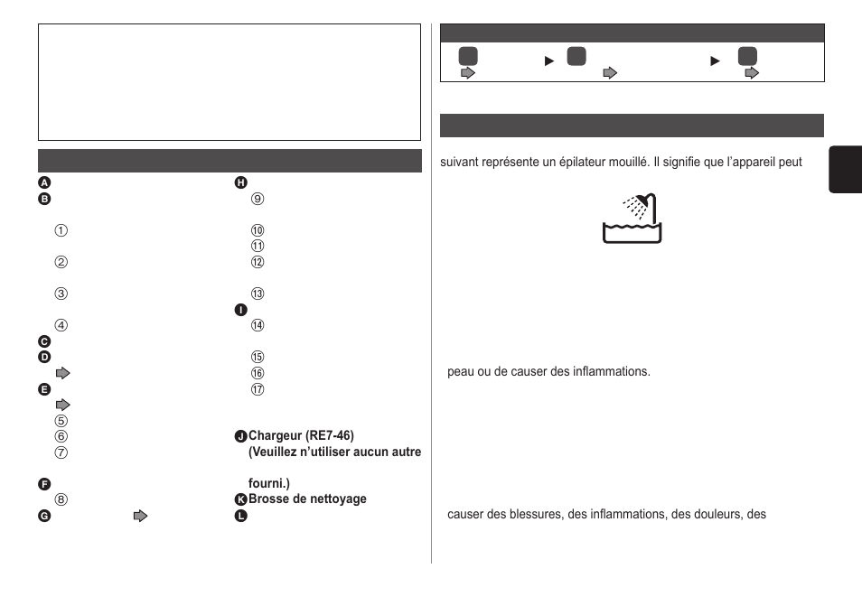 Nomenclature, Important | Panasonic ESWD70 User Manual | Page 19 / 138