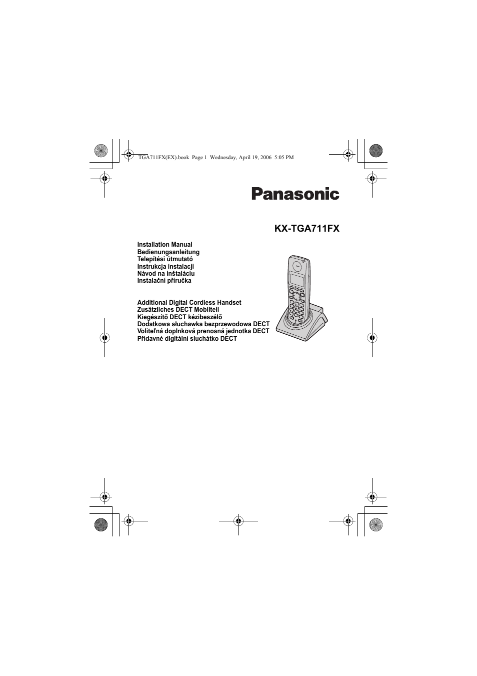 Panasonic KXTGA711FX User Manual | 40 pages