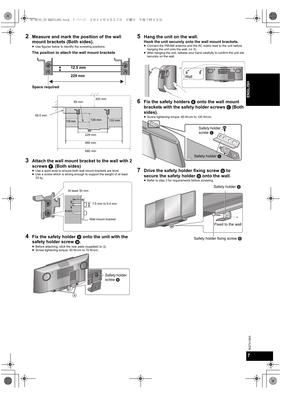 Panasonic SCHC35EP User Manual | Page 7 / 92