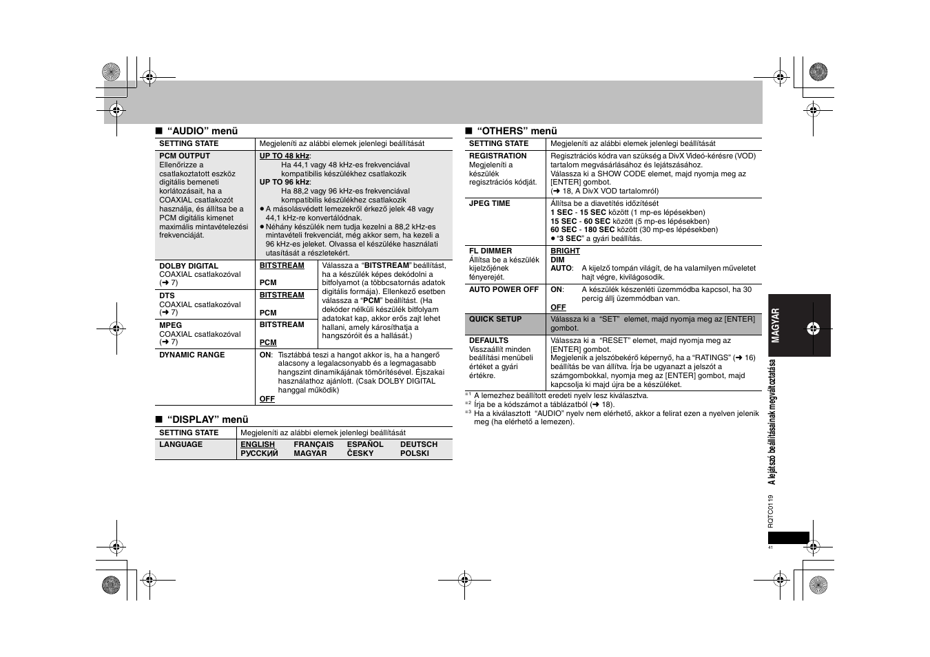 Panasonic DVDS33 User Manual | Page 41 / 72