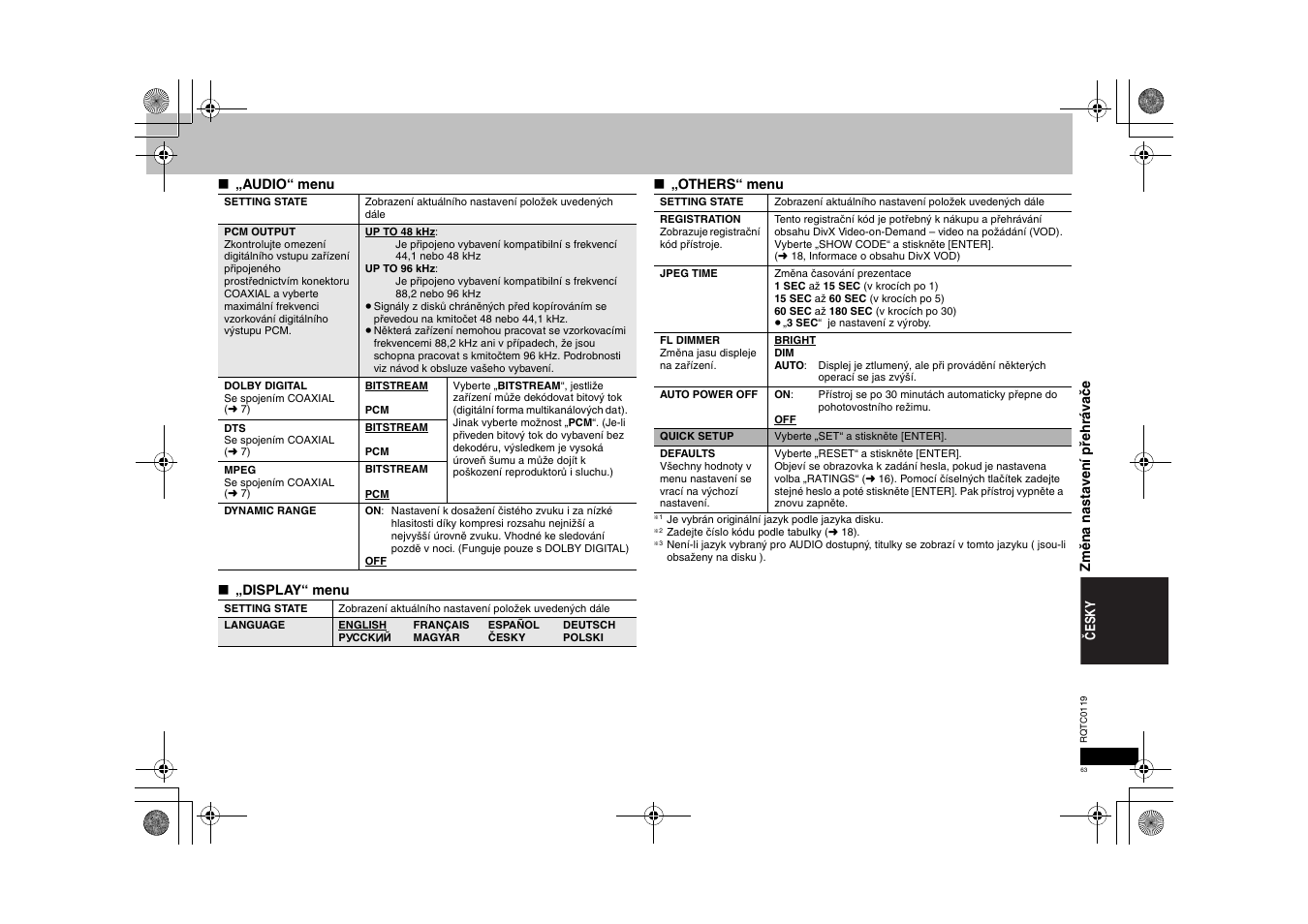 Panasonic DVDS33 User Manual | Page 63 / 72