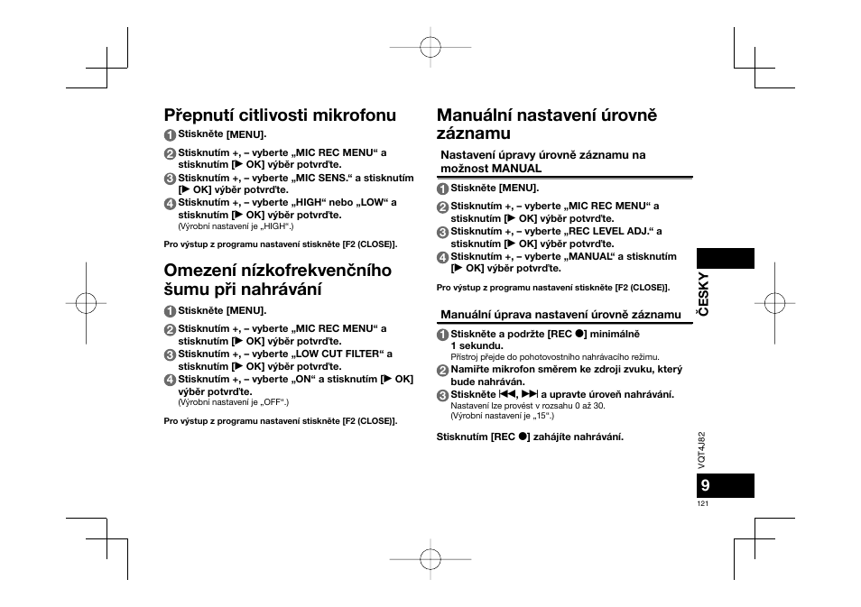 Panasonic RRXS420E User Manual | Page 121 / 226