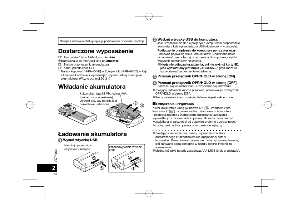 Vqt4j82_rr-xs450_420-e_pl_120529 | Panasonic RRXS420E User Manual | Page 86 / 226