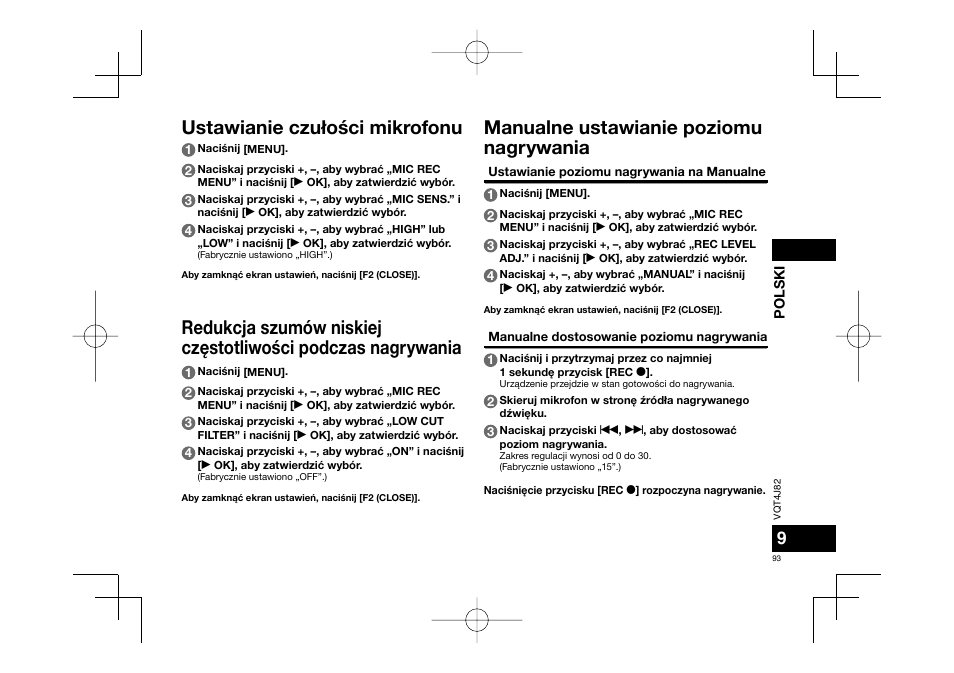 Panasonic RRXS420E User Manual | Page 93 / 226