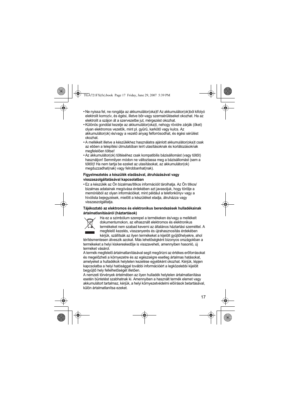 Panasonic KXTGA721FX User Manual | Page 17 / 40