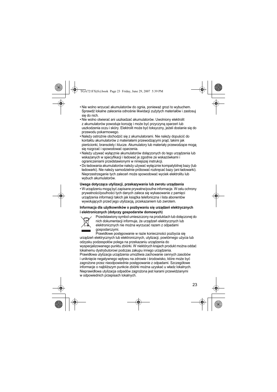 Panasonic KXTGA721FX User Manual | Page 23 / 40